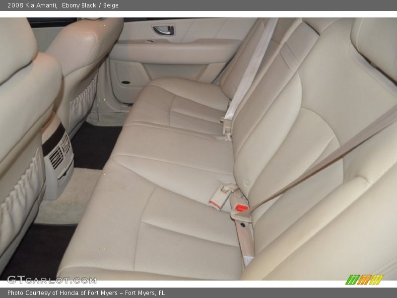 Ebony Black / Beige 2008 Kia Amanti
