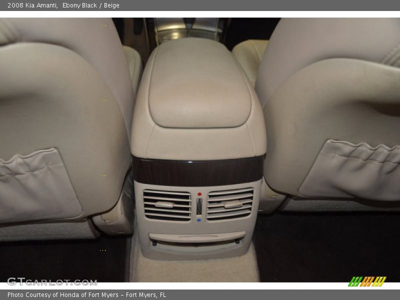 Ebony Black / Beige 2008 Kia Amanti
