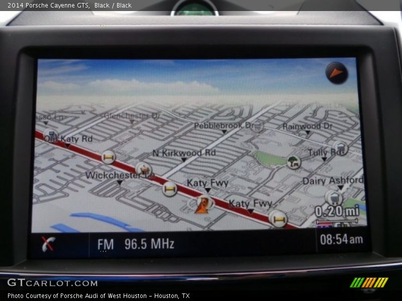 Navigation of 2014 Cayenne GTS