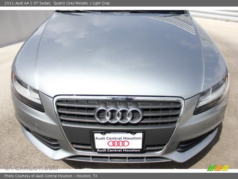 Quartz Grey Metallic / Light Gray 2011 Audi A4 2.0T Sedan