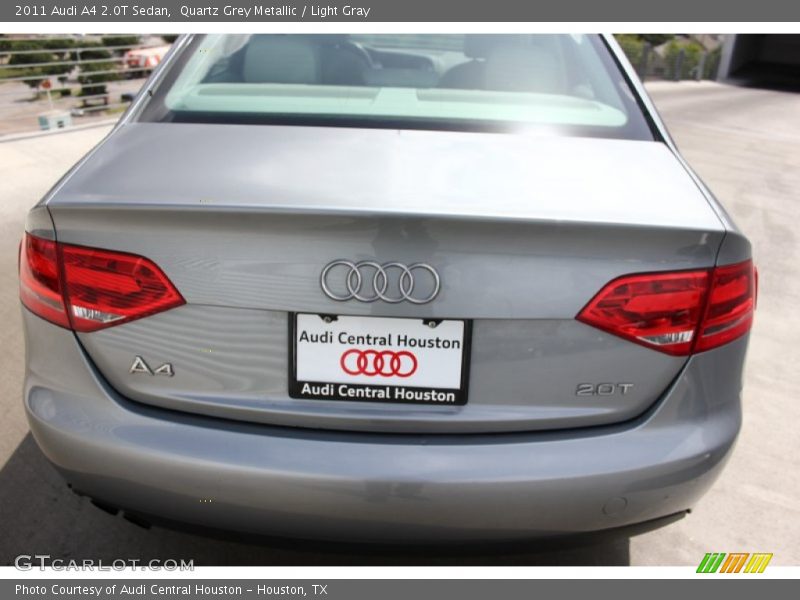 Quartz Grey Metallic / Light Gray 2011 Audi A4 2.0T Sedan