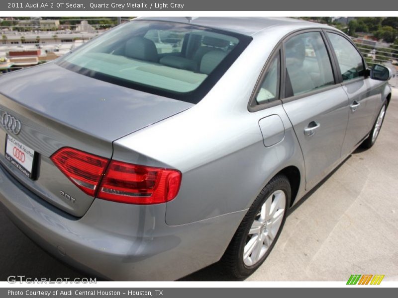 Quartz Grey Metallic / Light Gray 2011 Audi A4 2.0T Sedan