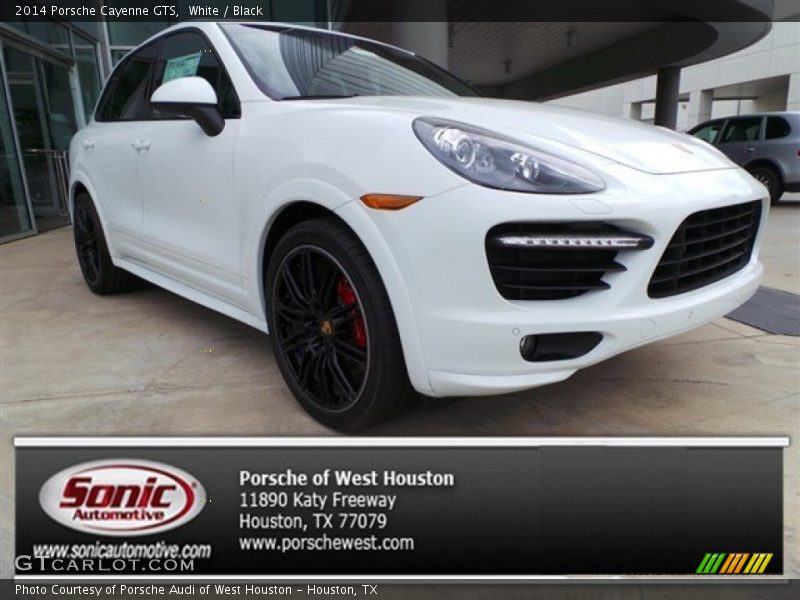 White / Black 2014 Porsche Cayenne GTS