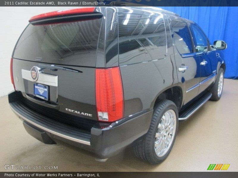 Black Raven / Ebony/Ebony 2011 Cadillac Escalade AWD