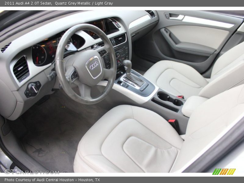  2011 A4 2.0T Sedan Light Gray Interior