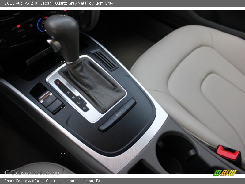 Quartz Grey Metallic / Light Gray 2011 Audi A4 2.0T Sedan