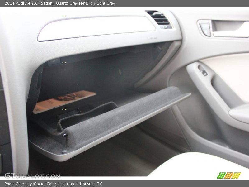 Quartz Grey Metallic / Light Gray 2011 Audi A4 2.0T Sedan