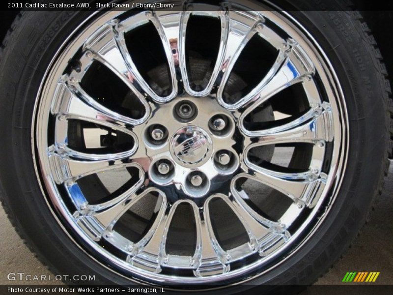 Black Raven / Ebony/Ebony 2011 Cadillac Escalade AWD
