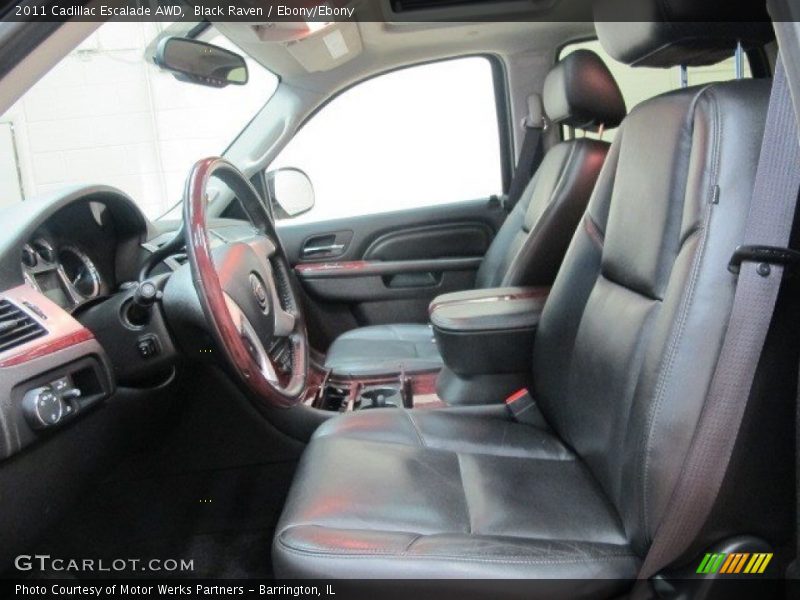 Black Raven / Ebony/Ebony 2011 Cadillac Escalade AWD