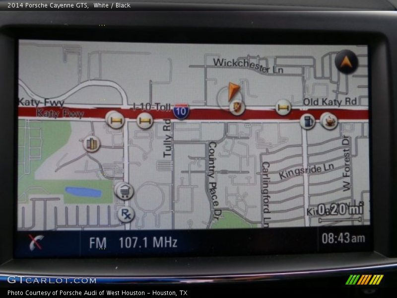 Navigation of 2014 Cayenne GTS