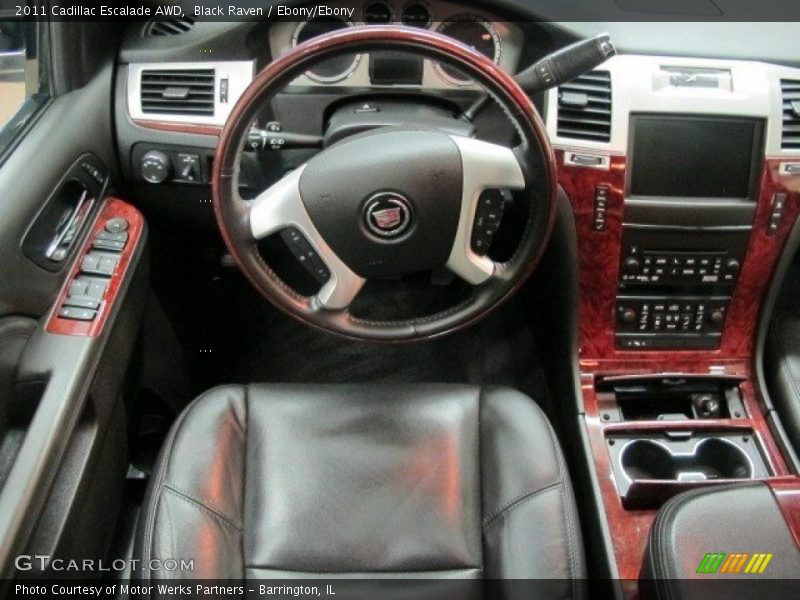 Black Raven / Ebony/Ebony 2011 Cadillac Escalade AWD