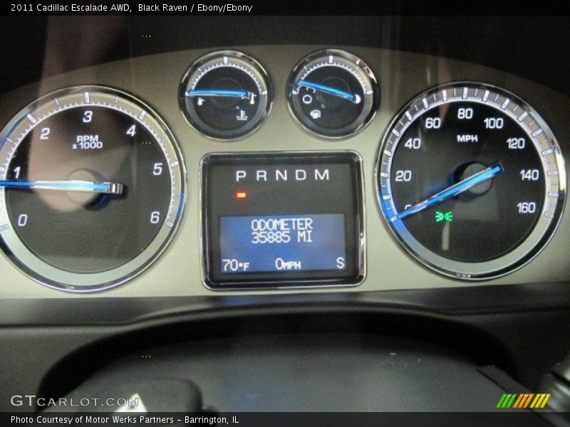 Black Raven / Ebony/Ebony 2011 Cadillac Escalade AWD
