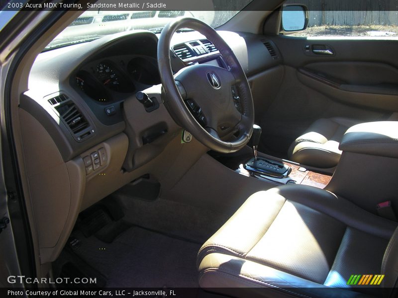 Sandstone Metallic / Saddle 2003 Acura MDX Touring