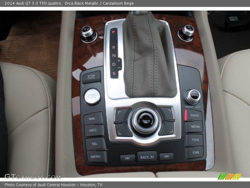 Orca Black Metallic / Cardamom Beige 2014 Audi Q7 3.0 TFSI quattro