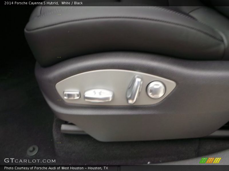 White / Black 2014 Porsche Cayenne S Hybrid