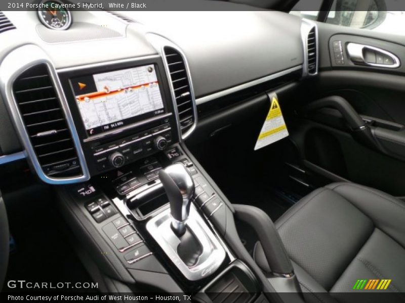 White / Black 2014 Porsche Cayenne S Hybrid