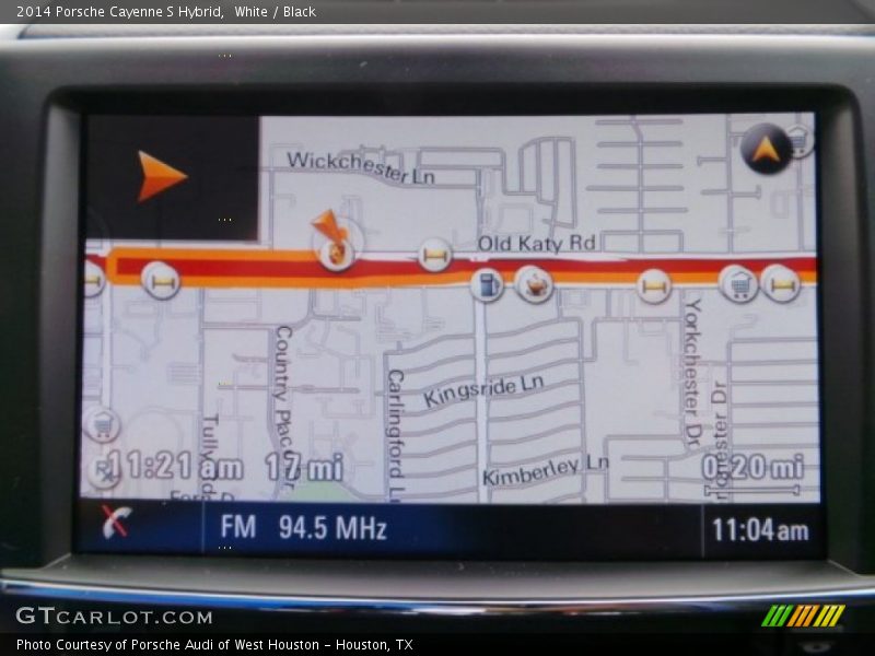 Navigation of 2014 Cayenne S Hybrid