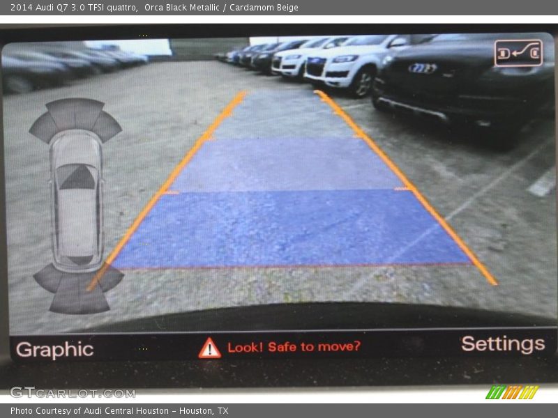Orca Black Metallic / Cardamom Beige 2014 Audi Q7 3.0 TFSI quattro