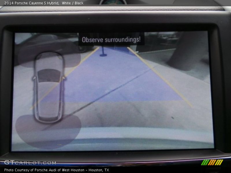 White / Black 2014 Porsche Cayenne S Hybrid