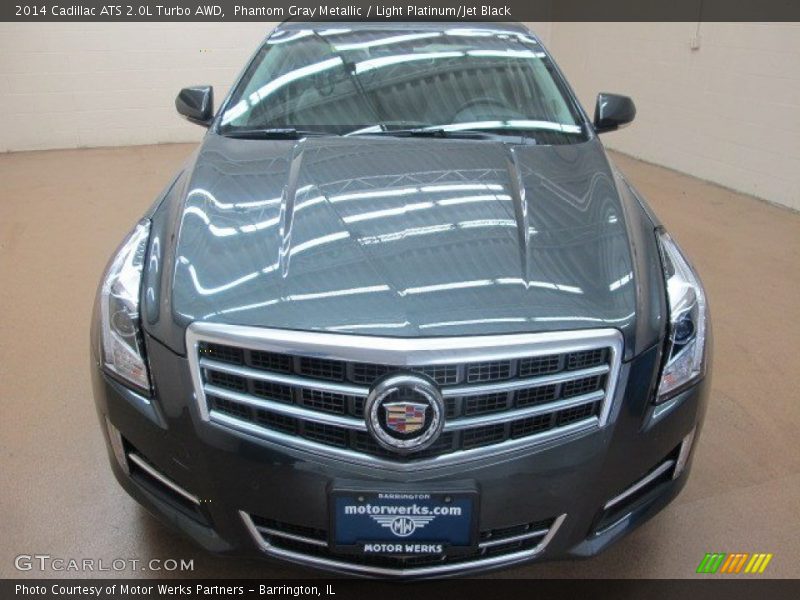 Phantom Gray Metallic / Light Platinum/Jet Black 2014 Cadillac ATS 2.0L Turbo AWD