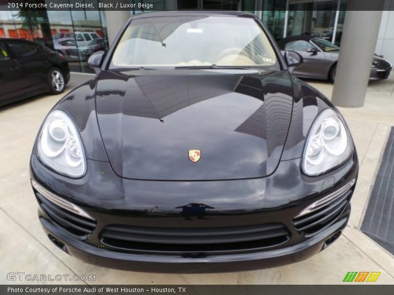 Black / Luxor Beige 2014 Porsche Cayenne Diesel