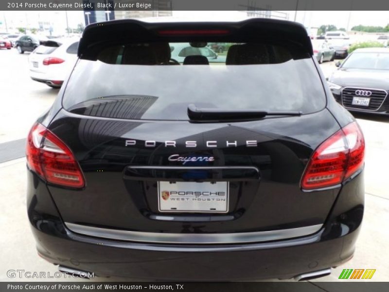 Black / Luxor Beige 2014 Porsche Cayenne Diesel