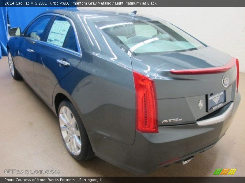 Phantom Gray Metallic / Light Platinum/Jet Black 2014 Cadillac ATS 2.0L Turbo AWD