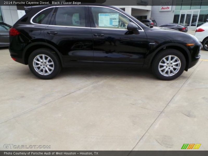 Black / Luxor Beige 2014 Porsche Cayenne Diesel