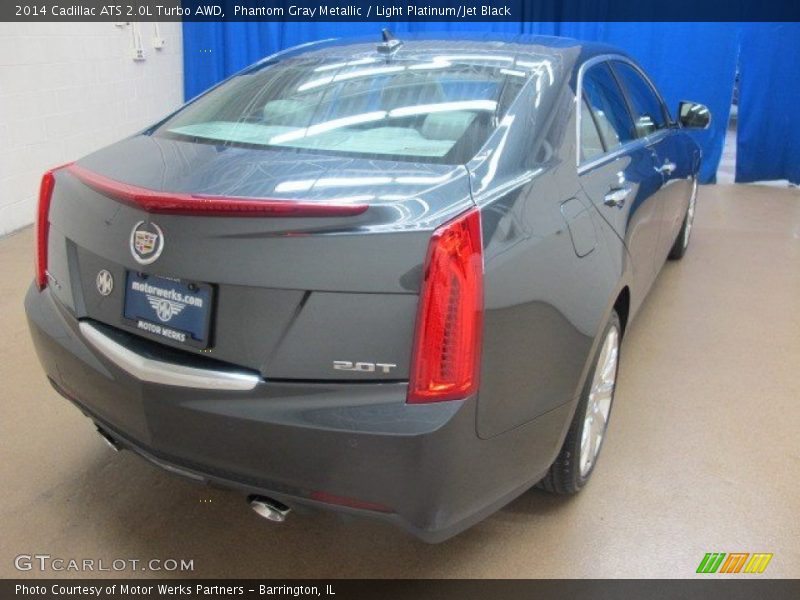 Phantom Gray Metallic / Light Platinum/Jet Black 2014 Cadillac ATS 2.0L Turbo AWD