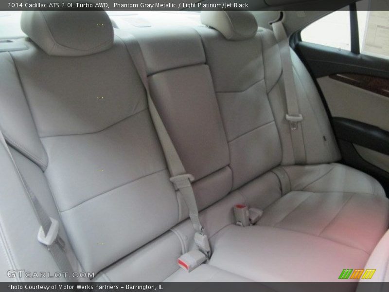 Phantom Gray Metallic / Light Platinum/Jet Black 2014 Cadillac ATS 2.0L Turbo AWD