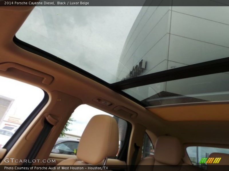 Black / Luxor Beige 2014 Porsche Cayenne Diesel