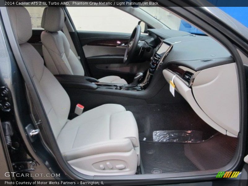 Phantom Gray Metallic / Light Platinum/Jet Black 2014 Cadillac ATS 2.0L Turbo AWD
