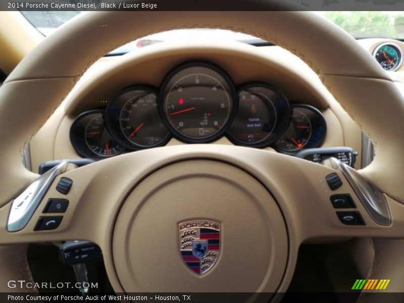 Black / Luxor Beige 2014 Porsche Cayenne Diesel