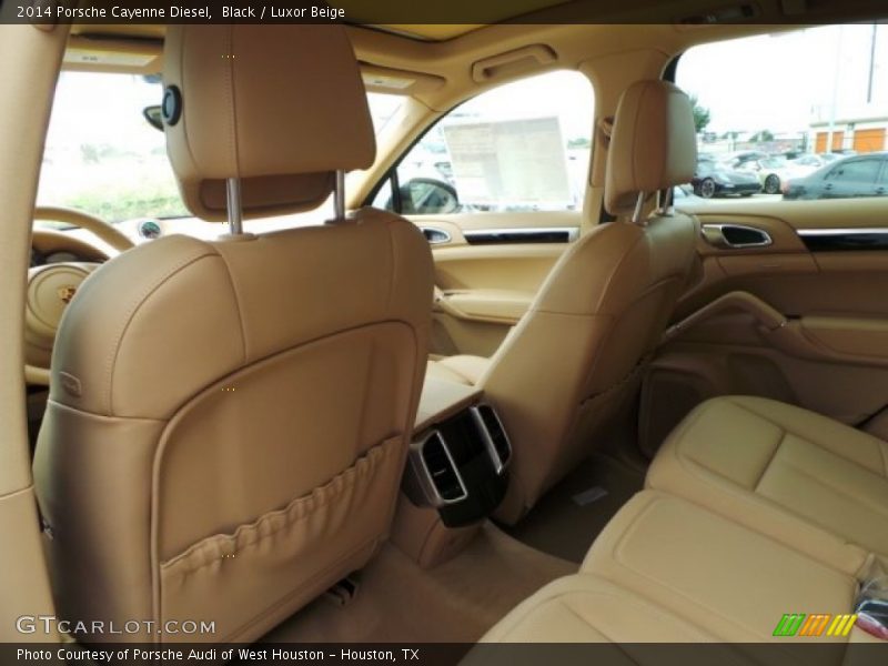 Rear Seat of 2014 Cayenne Diesel