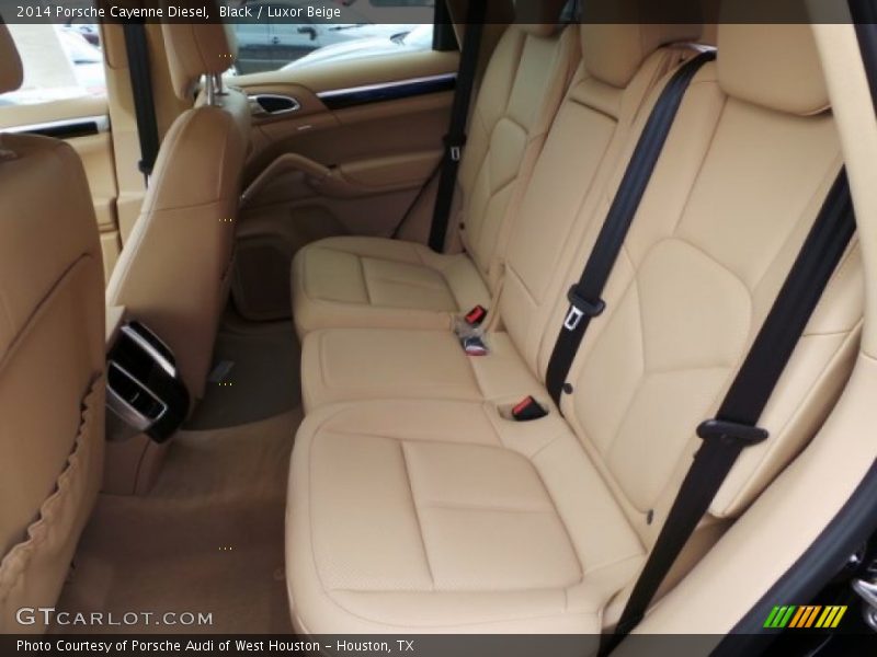 Rear Seat of 2014 Cayenne Diesel
