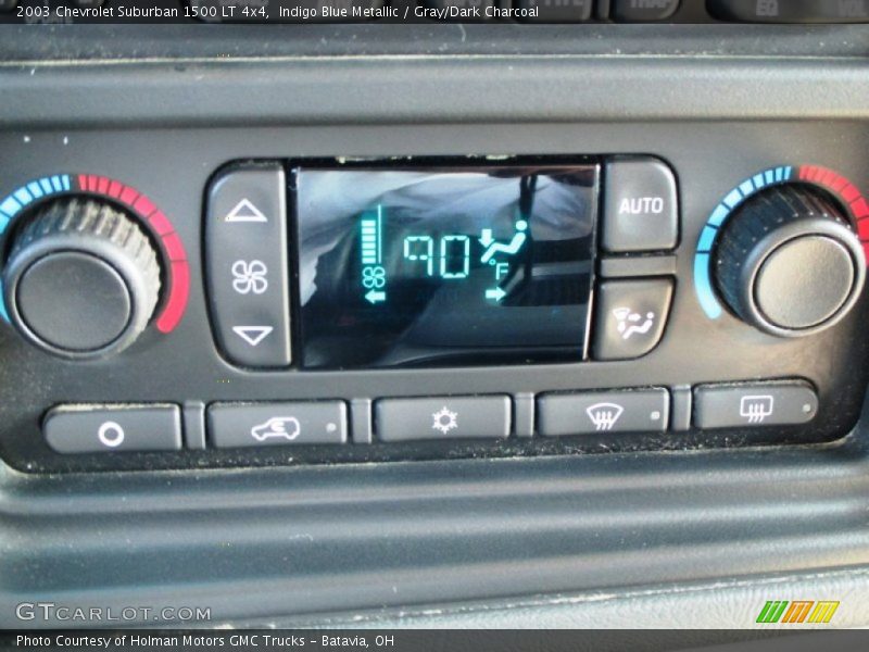 Indigo Blue Metallic / Gray/Dark Charcoal 2003 Chevrolet Suburban 1500 LT 4x4