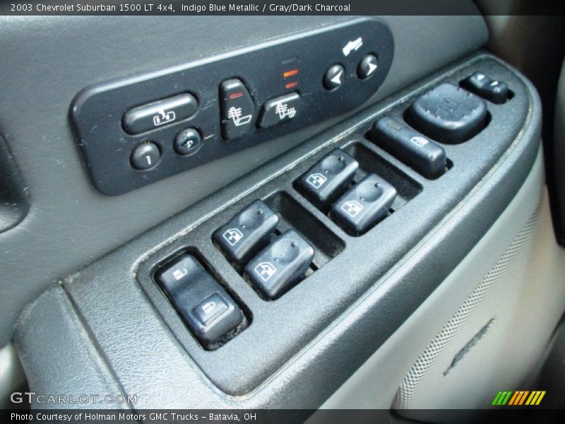 Indigo Blue Metallic / Gray/Dark Charcoal 2003 Chevrolet Suburban 1500 LT 4x4