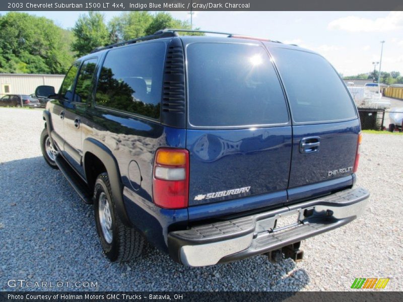 Indigo Blue Metallic / Gray/Dark Charcoal 2003 Chevrolet Suburban 1500 LT 4x4