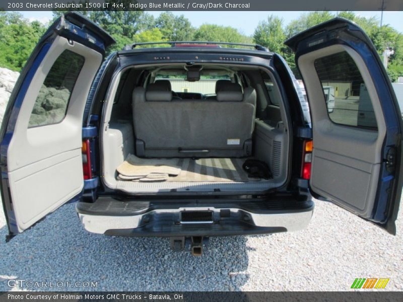 Indigo Blue Metallic / Gray/Dark Charcoal 2003 Chevrolet Suburban 1500 LT 4x4