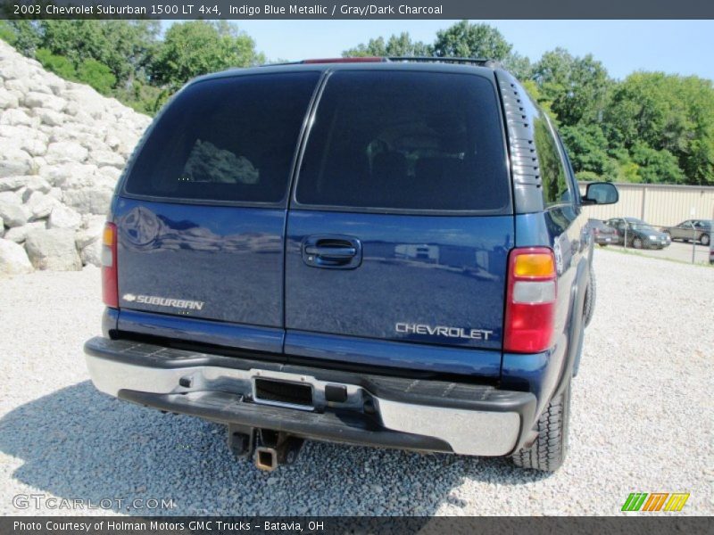 Indigo Blue Metallic / Gray/Dark Charcoal 2003 Chevrolet Suburban 1500 LT 4x4