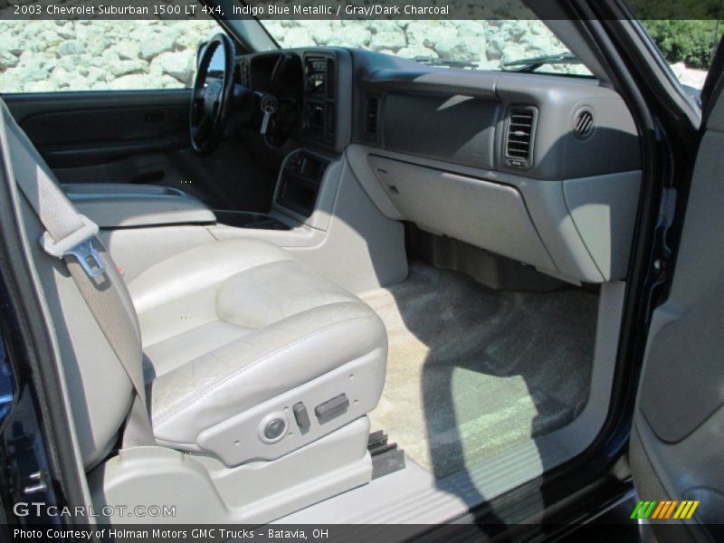 Indigo Blue Metallic / Gray/Dark Charcoal 2003 Chevrolet Suburban 1500 LT 4x4