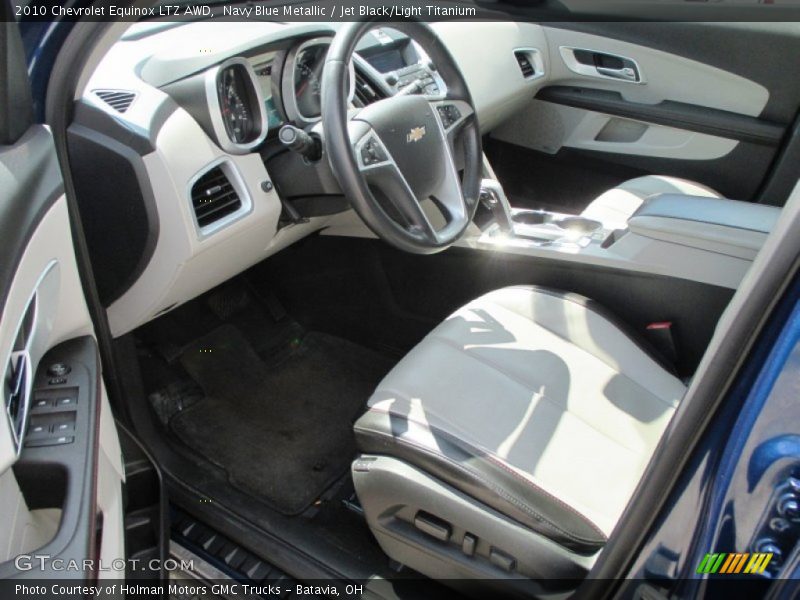  2010 Equinox LTZ AWD Jet Black/Light Titanium Interior
