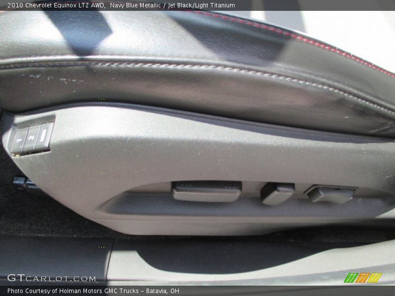 Navy Blue Metallic / Jet Black/Light Titanium 2010 Chevrolet Equinox LTZ AWD