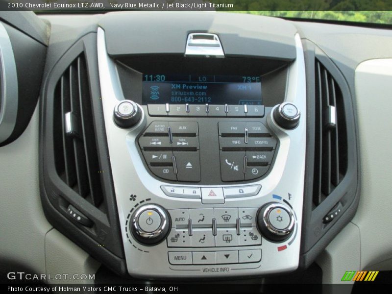 Navy Blue Metallic / Jet Black/Light Titanium 2010 Chevrolet Equinox LTZ AWD
