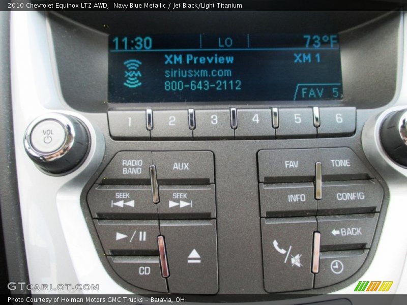 Navy Blue Metallic / Jet Black/Light Titanium 2010 Chevrolet Equinox LTZ AWD