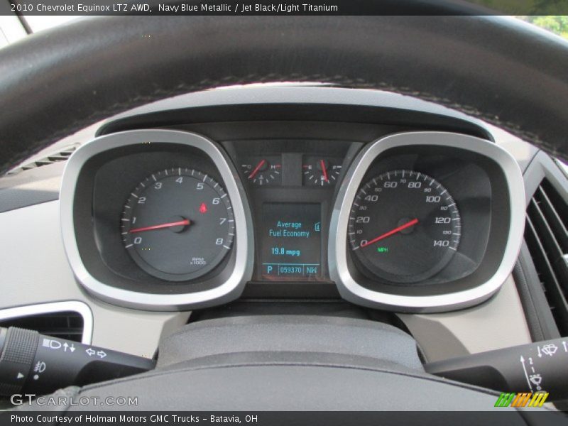 Navy Blue Metallic / Jet Black/Light Titanium 2010 Chevrolet Equinox LTZ AWD