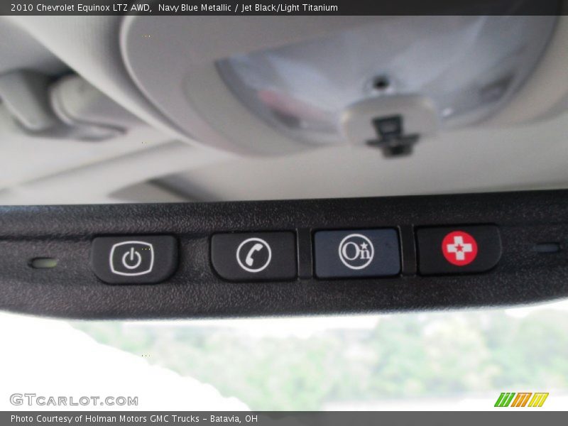 Navy Blue Metallic / Jet Black/Light Titanium 2010 Chevrolet Equinox LTZ AWD