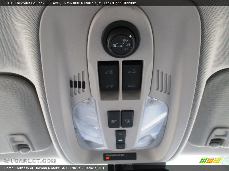 Navy Blue Metallic / Jet Black/Light Titanium 2010 Chevrolet Equinox LTZ AWD