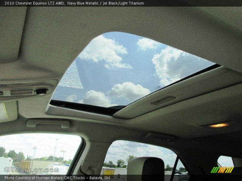 Navy Blue Metallic / Jet Black/Light Titanium 2010 Chevrolet Equinox LTZ AWD