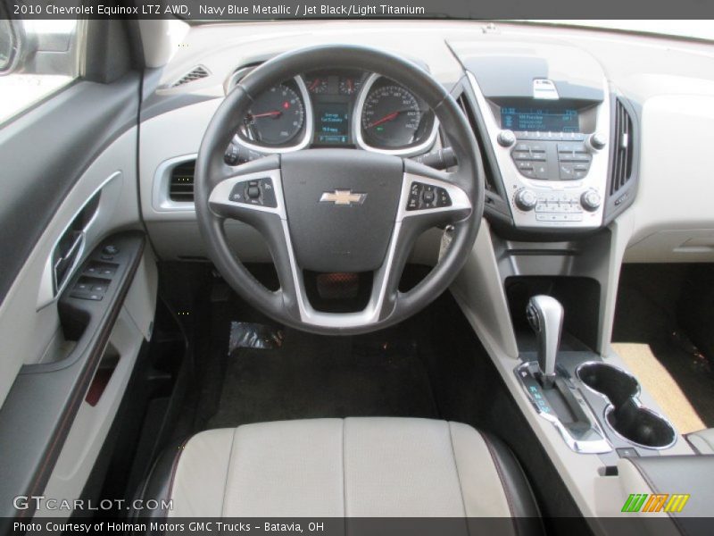 Navy Blue Metallic / Jet Black/Light Titanium 2010 Chevrolet Equinox LTZ AWD